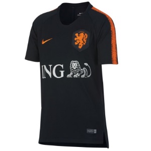 Verward zijn Janice bezoeker Nederland Trainingsshirt Zwart 2018-2019 kopen? Nederlands Elftal Shirts