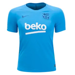 droog Geldschieter In beweging Barcelona Trainingsshirt Blauw 2019-2020 | Nike Trainingskleding | VSD