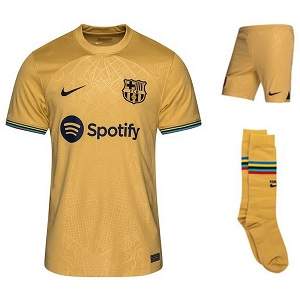 Nike Barcelona Geel Tenue Kinderen 2022-23 kopen? | Tenues