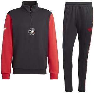 Bermad Mannelijkheid historisch adidas Ajax Trainingspak Originals Zwart Rood Wit kopen | Kleding